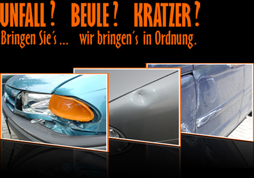 Unfall-Kratzer-Beule